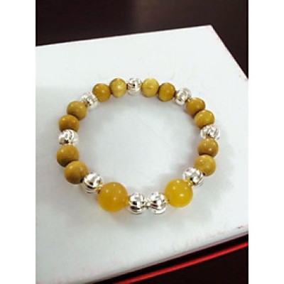 Vòng dâu tằm bé trai, bé gái mệnh kim