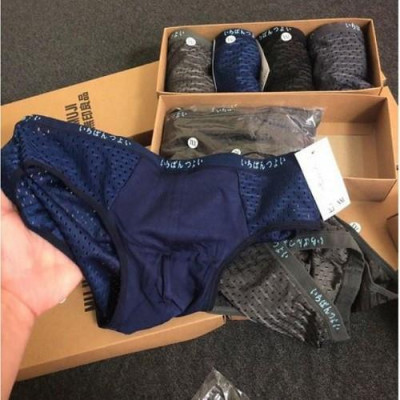 Quần Lót Nam Tam Giác Thông Hơi, Quần Sịp Nam QN01 Nhật Lưới Thoáng Khí Kháng Khuẩn