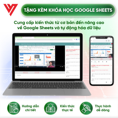 Combo 5 Sách Excel - Word - PowerPoint - GoogleSheet - 150 Thủ Thuật Excel Tin Học Văn Phòng Kèm Khóa Học