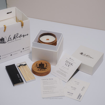 Set Quà Tặng Nến Thơm Trị Liệu Le Rustique Phiên Bản Special - 9 Mùi Hương - Nến Thơm Cao Cấp - An Toàn Sức Khỏe - 100g