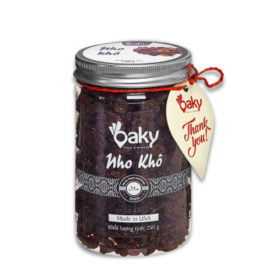 Quà Tặng Oaky - Combo Hạt Dinh Dưỡng Cao Cấp - Hạt Macca, Nho Khô Size lớn (450gram) - Tặng Túi Giấy Sang Trọng