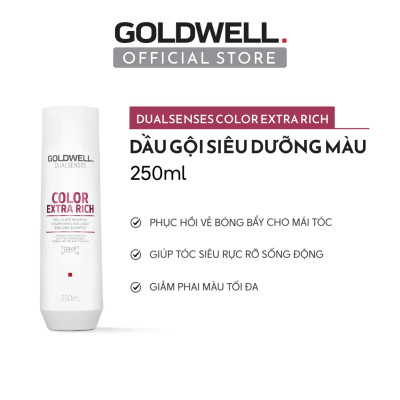 Dầu Gội Giữ Màu Goldwell Color Extra Rich – Dưỡng Ẩm, Giúp Tóc Nhuộm Bền Màu
