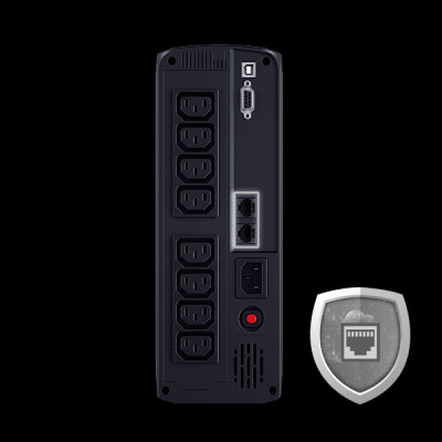 Bộ lưu điện UPS CyberPower VALUE Pro VP1600ELCD - 1600VA/960W - Tích hợp điều khiển Nas, pc, Màn hình hiển thị LCD, dòng sản phẩm cao cấp - Hàng Chính Hãng