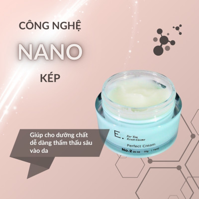 Kem dưỡng da organic E. Perfect Cream No2- All in one - xuất xứ Nhật Bản - 50gam