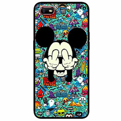 Ốp lưng in cho Realme C2 Mẫu Chuột Che Mắt