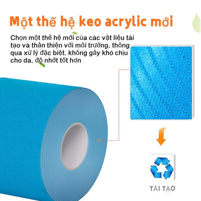 Băng keo thể thao quấn cổ chân giày đá bóng tự dính, băng cuốn bó gối dán cơ thể thao cổ tay ngón tay