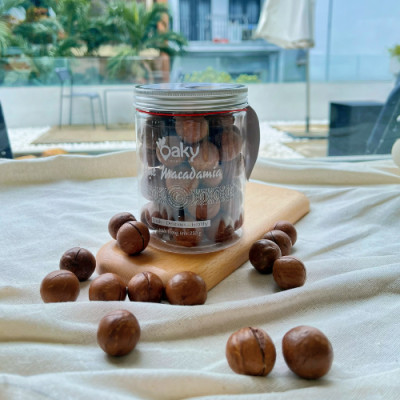 Hạt Macca (Mắc Ca) Rang Oaky Nhập Khẩu Úc – Hũ 250g / 450g – Giàu Dinh Dưỡng, Ăn Liền