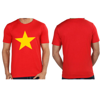 Combo Áo thun cờ đỏ sao vàng + kèm băng đô cổ động tuyển Việt Nam Sportslink