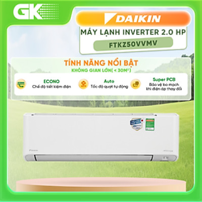 Máy lạnh Daikin Inverter 2 HP FTKZ50VVMV - Hàng chính hãng (chỉ giao HCM)