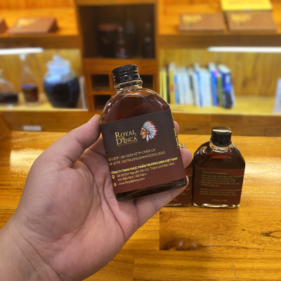 100ml chai thử - Rượu Sâm Maca & Thảo mộc - Royal D