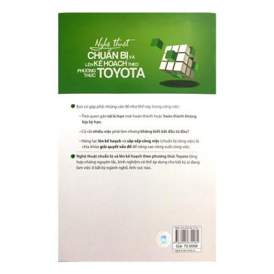 Sách - Nghệ Thuật Chuẩn Bị Và Lên Kế Hoạch Theo Phương Thức Toyota (Tái Bản) - NXB Phụ Nữ