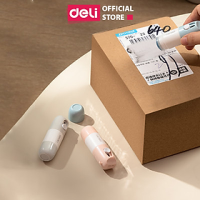 Bút Xóa Thông Tin Trên Bill Đơn Hàng Giấy In Nhiệt Kèm Dao Rọc Giấy Deli - Dụng Cụ Bóc Mở Đơn Hàng Online - Che Bảo Mật Thông Tin Đơn Hàng Nhỏ Gọn Tiện Lợi - JQ122 
