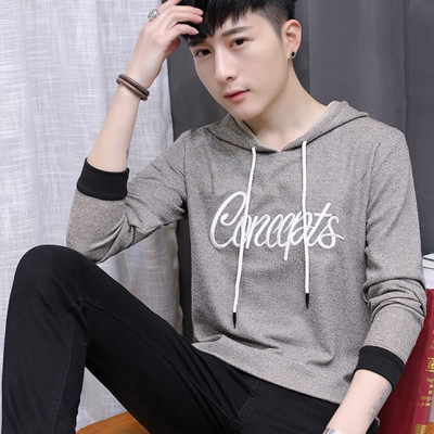 Áo khoác nam hoodie AKN490 Thun nỉ ngoại (xám vàng)