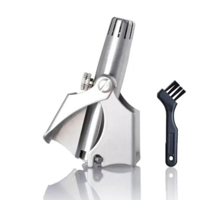 Máy Cắt Tỉa Lông Mũi Cao Cấp Thép Không Rỉ , Nhỏ Gọn Tiện Dụng , Dễ Dàng Vệ Sinh , Nhỏ bằng Hộp Tai Nghe ( tặng bộ chổi vệ sinh nội địa nhật bản mini )