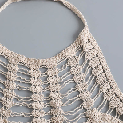 Áo bikini len móc đi biển cực xinh, sợi len cotton dai khỏe, thoáng mát, hàng đẹp, mẫu mới nhất, đồ bơi len nữ xinh xắn | BL003