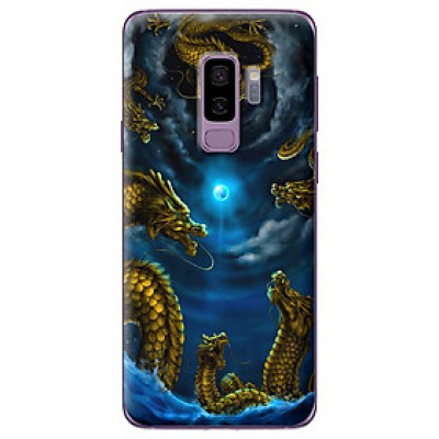 Ốp lưng cho Samsung Galaxy S9 Plus RỒNG VÀNG 1 - Hàng chính hãng