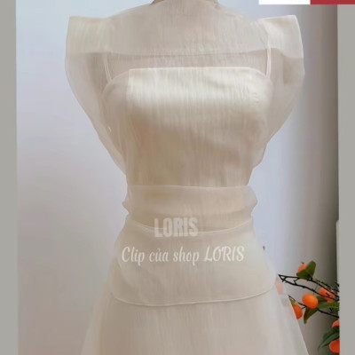 Đầm dự tiệc mặc cưới  -Size M kèm ảnh thật