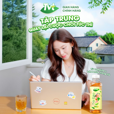 [Thùng 24 chai 450ml] Trà Tắc Mật Ong TVT tinh chất trà xanh, mật ong, quả tắc, mát lanh thanh khiết, tốt cho tim mạch