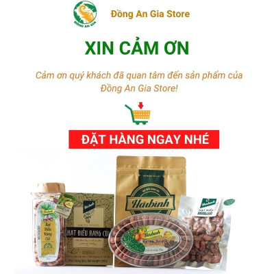 Hạt điều rang củi hộp Oval loại cao cấp Hải Bình 260g
