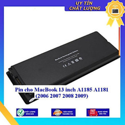 Pin cho MacBook 13 inch A1185 A1181 ( 2006 2007 2008 2009 ) - Hàng Nhập Khẩu New Seal