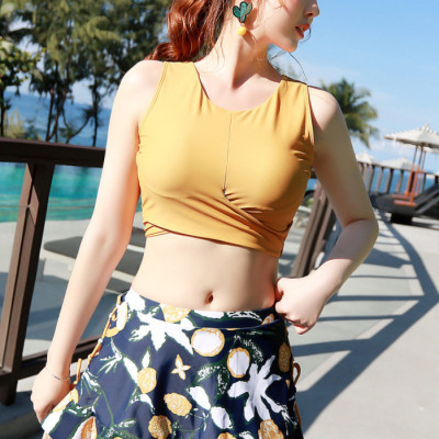 Set Đồ Bơi 3 Mảnh Rực Rỡ Nắng Hè AT167 MayHomes Bộ Đồ Áo Bơi Nữ, Quần Bơi Nữ Và Váy Bơi Nữ