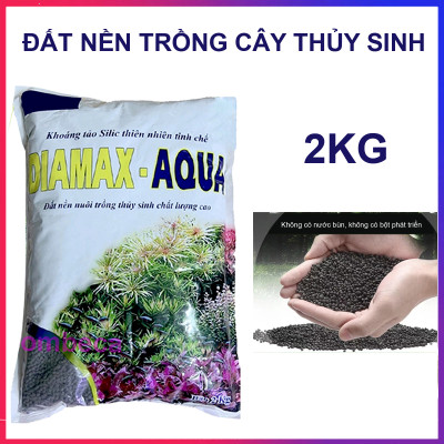 Phân nền thủy sinh DIAMAX AQUA2KG + Xốp Lọc Bể Cá 90x30cm vật liệu lọc nước hồ cá siêu sạch 