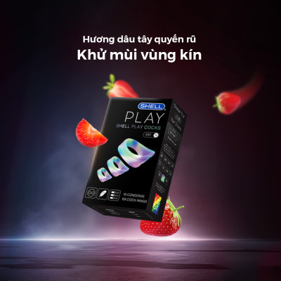 Bao cao su Shell Play Cocks - Tổng hợp 6 tính năng + 1 Play Box Cocks | SHELL CHÍNH HÃNG