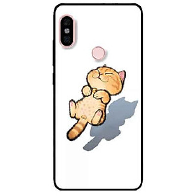 Ốp lưng in cho Xiaomi Redmi Note 6 Pro Mẫu Mèo Vàng