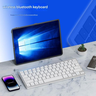 Bộ Bàn phím không dây mini K19 - đa kết nối bluetooth 5.0 + 3.0 + Usb wireless 2.4G hàng nhập khẩu