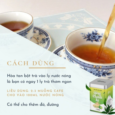 Trà Thảo Dược Gừng Chanh Sả Hygie Giúp Phòng Ngừa Cảm Cúm, Tăng Cường Miễn Dịch, Giải Độc Cơ Thể, Làm Đẹp Da