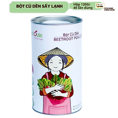 Bột củ dền hữu cơ nguyên chất sấy lạnh Dalahouse - Thúc đẩy sức khỏe tim mạch, hỗ trợ giải độc gan, tăng cường thể lực