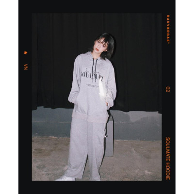 Áo Hoodie RANV RBAE SOULMATE Xám