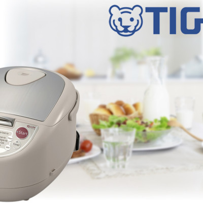 Nồi Cơm Điện Tử Tiger JBA-T10W - 1L - Hàng Chính Hãng
